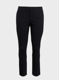 Trouser Straight Deluxe Stretch Mid-Rise Pant -Clothing Shop 10203887 00684 flat