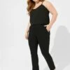 Trouser Straight Deluxe Stretch Mid-Rise Pant