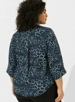 Harper Georgette Pullover 3/4 Sleeve Blouse 8 Harper Georgette Pullover 3/4 Sleeve Blouse -Clothing Shop 10381277 10326 av3