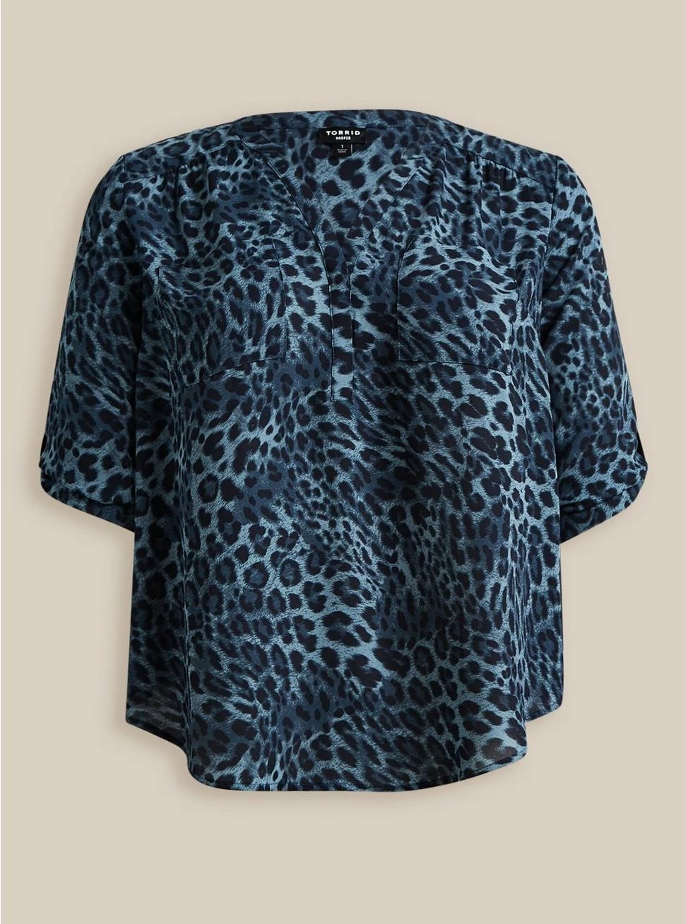 Harper Georgette Pullover 3/4 Sleeve Blouse 5 Harper Georgette Pullover 3/4 Sleeve Blouse - Image 5