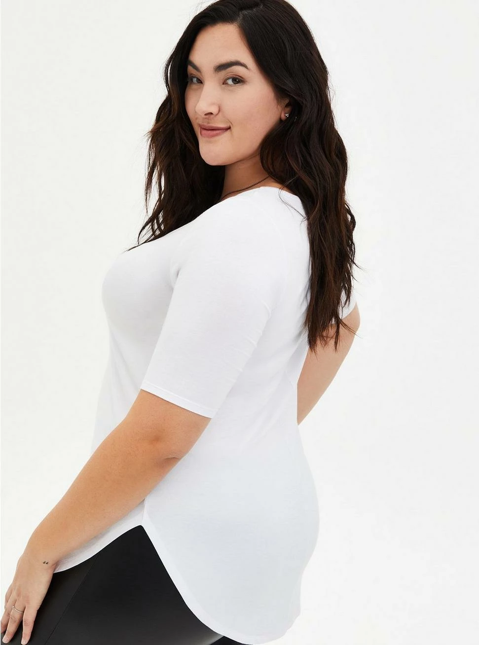 Favorite Tunic Super Soft V-Neck Tunic Tee 3 Favorite Tunic Super Soft V-Neck Tunic Tee - Image 3