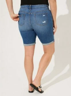 Bermuda Boyfriend Vintage Stretch Mid-Rise Short 5 Bermuda Boyfriend Vintage Stretch Mid-Rise Short -Clothing Shop 11180467 10380 av2