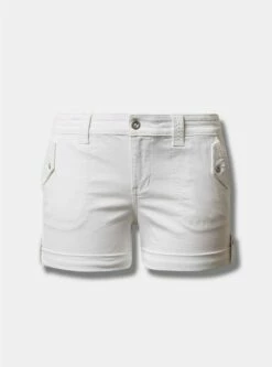 3.5 Inch Military Stretch Twill Mid-Rise Short -Clothing Shop 11224644 05590 flat