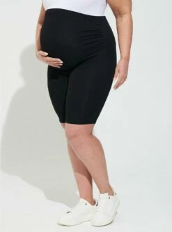 9 Inch Maternity Premium Bike Short