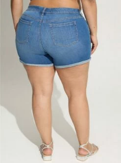 5 Inch Vintage Stretch Mid-Rise Short -Clothing Shop 12443872 10380 av2