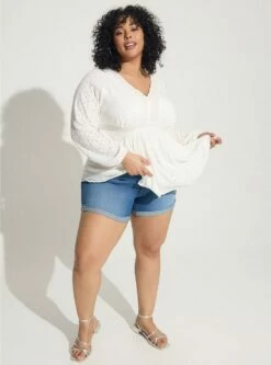 5 Inch Vintage Stretch Mid-Rise Short