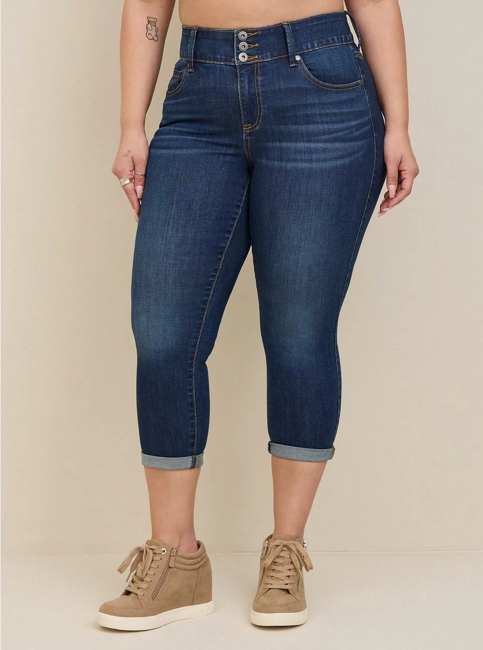 Crop Jegging Skinny Super Soft High-Rise Jean 2 Crop Jegging Skinny Super Soft High-Rise Jean - Image 2