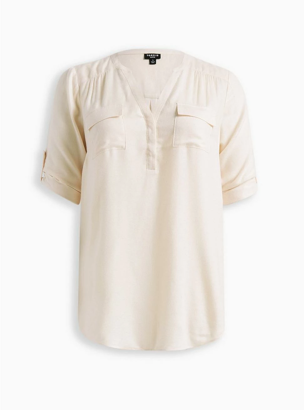 Harper Brushed Rayon Pullover 3/4 Sleeve Tunic Blouse 4 Harper Brushed Rayon Pullover 3/4 Sleeve Tunic Blouse - Image 4