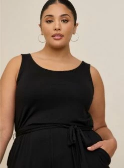 Super Soft Scoop Neck Jumpsuit -Clothing Shop 17213811 00684 av3