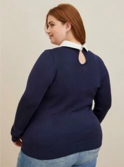 Her Universe Studio Ghibli My Neighbor Totoro Collared Sweater -Clothing Shop 18763858 01892 av2