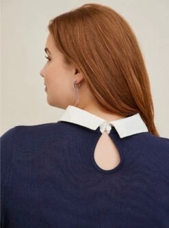 Her Universe Studio Ghibli My Neighbor Totoro Collared Sweater -Clothing Shop 18763858 01892 av3