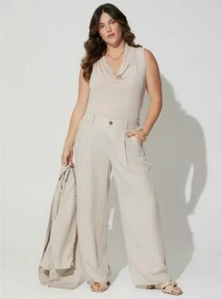 Studio Tissue Jersey Drape Neck Tank