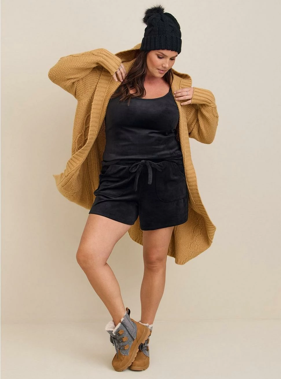 Velour Sleeveless Lounge Cami 2 Velour Sleeveless Lounge Cami - Image 2