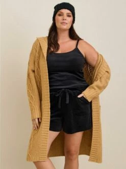 Velour Relaxed Lounge Short