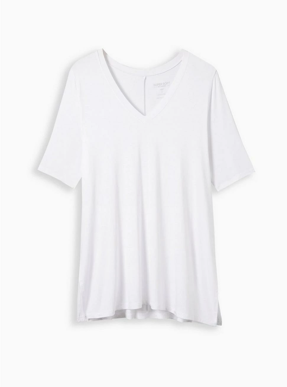 Favorite Tunic Super Soft V-Neck Side Slit Tee 4 Favorite Tunic Super Soft V-Neck Side Slit Tee - Image 4