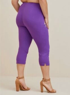 Disney Tangled Rapunzel Crop Skinny Bengaline Mid Rise Pant -Clothing Shop 19415909 00005 av2