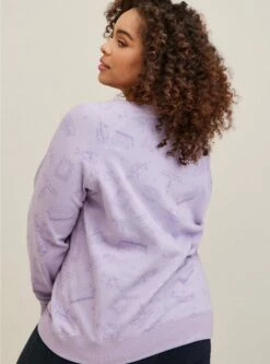 Warner Bros Friends Classic Fit Cozy Fleece Crew Neck Sweatshirt -Clothing Shop 19454469 00115 av2