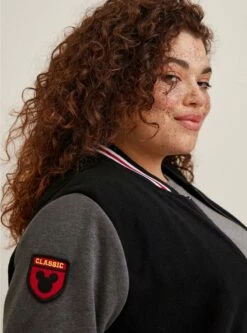 Disney Mickey Mouse Wool Bomber Jacket -Clothing Shop 19454650 00684 av4