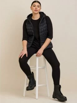 Full Length Signature Waist Textured Legging