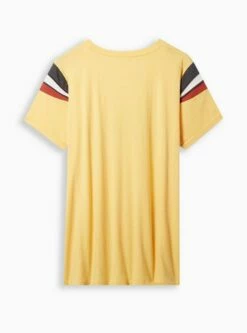 David Bowie Classic Fit Cotton Crew Neck Stripe Tee -Clothing Shop 19537814 00014 av2