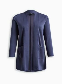 Studio Cupro Open Front Cardigan -Clothing Shop 19549384 10612 flat