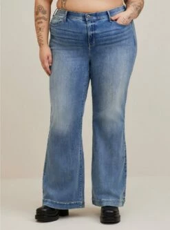 Sky High Flare Vintage Stretch High-Rise Jean (Short)