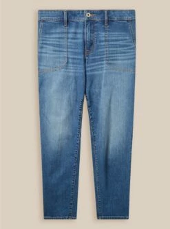 Perfect Boyfriend Ankle Vintage Stretch Mid-Rise Jean (Tall) -Clothing Shop 19568243 10484 flat