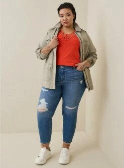 Perfect Skinny Ankle Vintage Stretch Mid-Rise Jean (Regular) -Clothing Shop 19568452 10380 av2