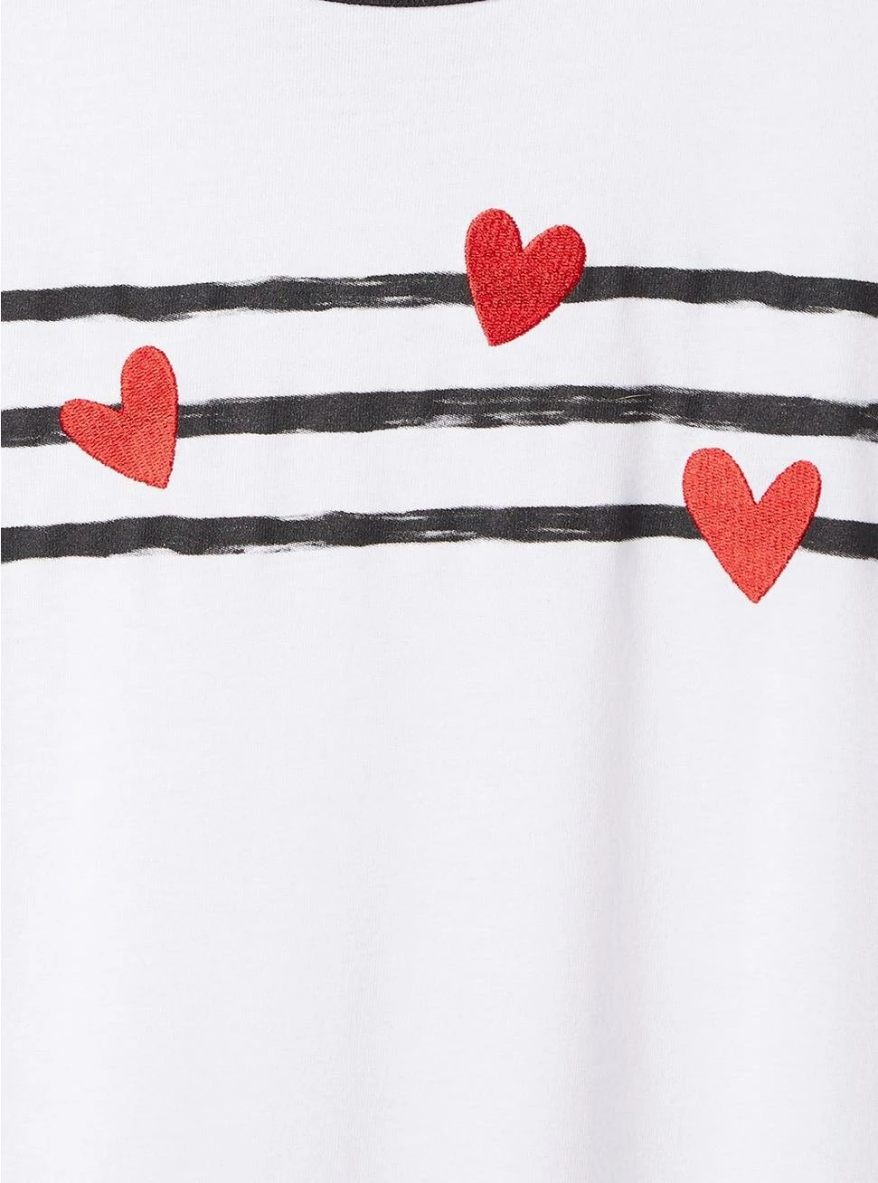 Floral Classic Fit Crew Neck Ringer Tee 4 Floral Classic Fit Crew Neck Ringer Tee - Image 4