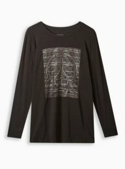 Peace Classic Fit Super Soft Slub Crew Neck Tee