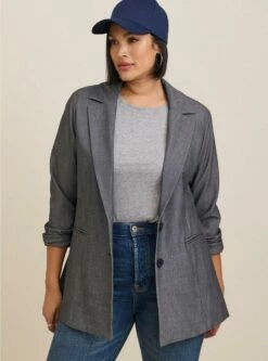 Studio Luxe Long Line Blazer