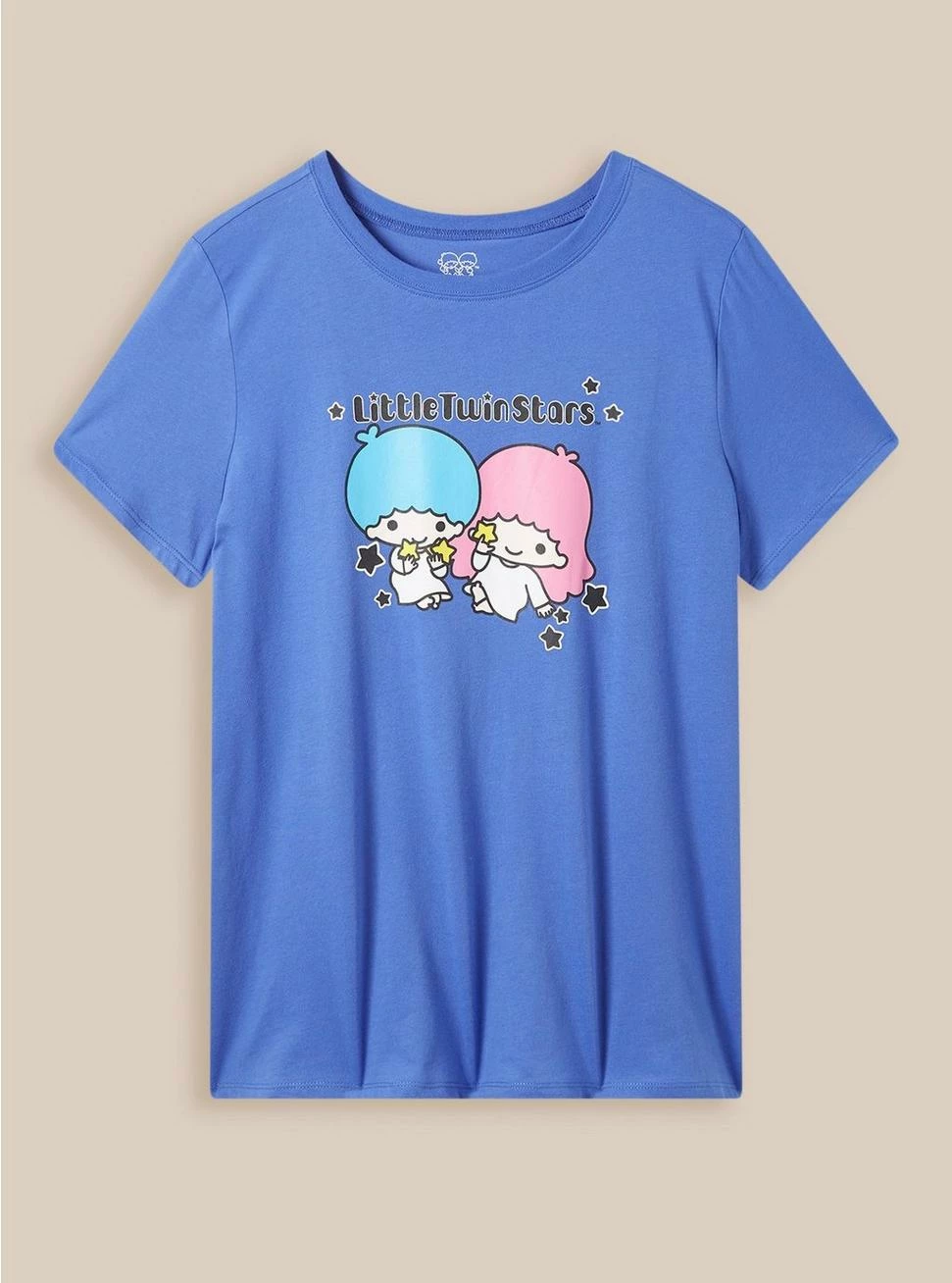 Little Twin Stars Classic Fit Cotton Crew Tee 1 Little Twin Stars Classic Fit Cotton Crew Tee