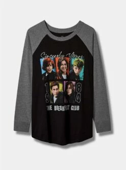 The Breakfast Club Classic Fit Long Sleeve Raglan Tee