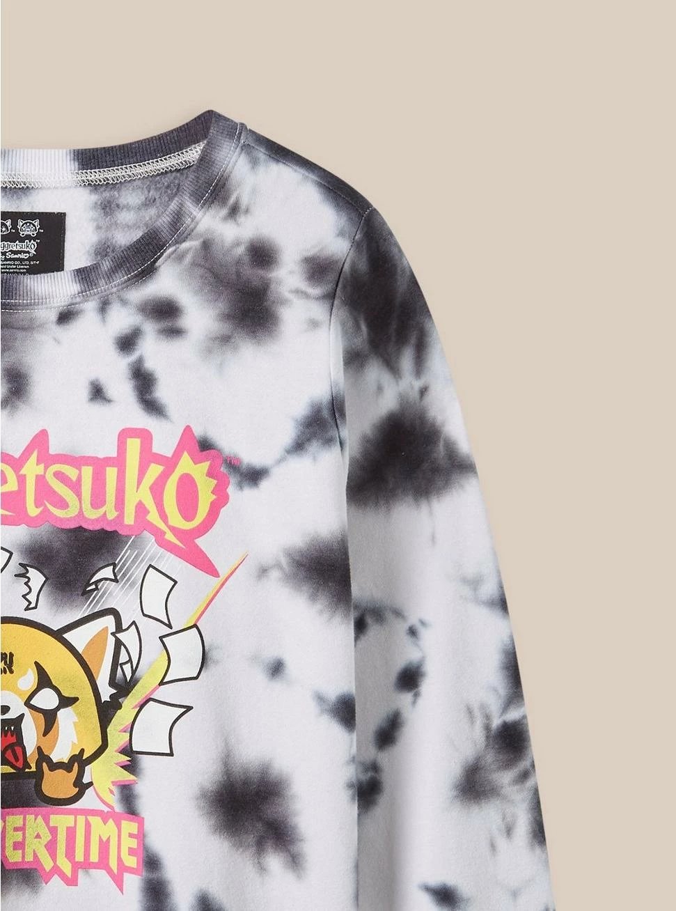 Aggretsuko Cozy Fleece Sweatshirt 2 Aggretsuko Cozy Fleece Sweatshirt - Image 2