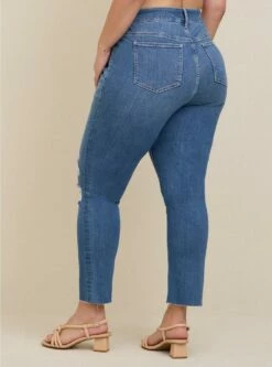 Perfect Boyfriend Ankle Premium Stretch Mid-Rise Jean -Clothing Shop 40055910 10382 av2