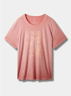 Mushroom Fields Relaxed Fit Signature Jersey Crew Neck Tee