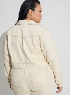 Denim Crop Patch Pocket Jacket -Clothing Shop 40060341 00127 av2