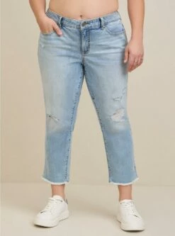Crop Boyfriend Straight Vintage Stretch Mid-Rise Jean 9 Crop Boyfriend Straight Vintage Stretch Mid-Rise Jean -Clothing Shop 40060492 10381 av3