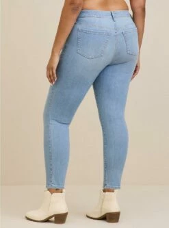 Perfect Skinny Ankle Premium Stretch Mid-Rise Jean -Clothing Shop 40060505 00448 av2