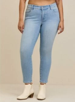 Perfect Skinny Ankle Premium Stretch Mid-Rise Jean