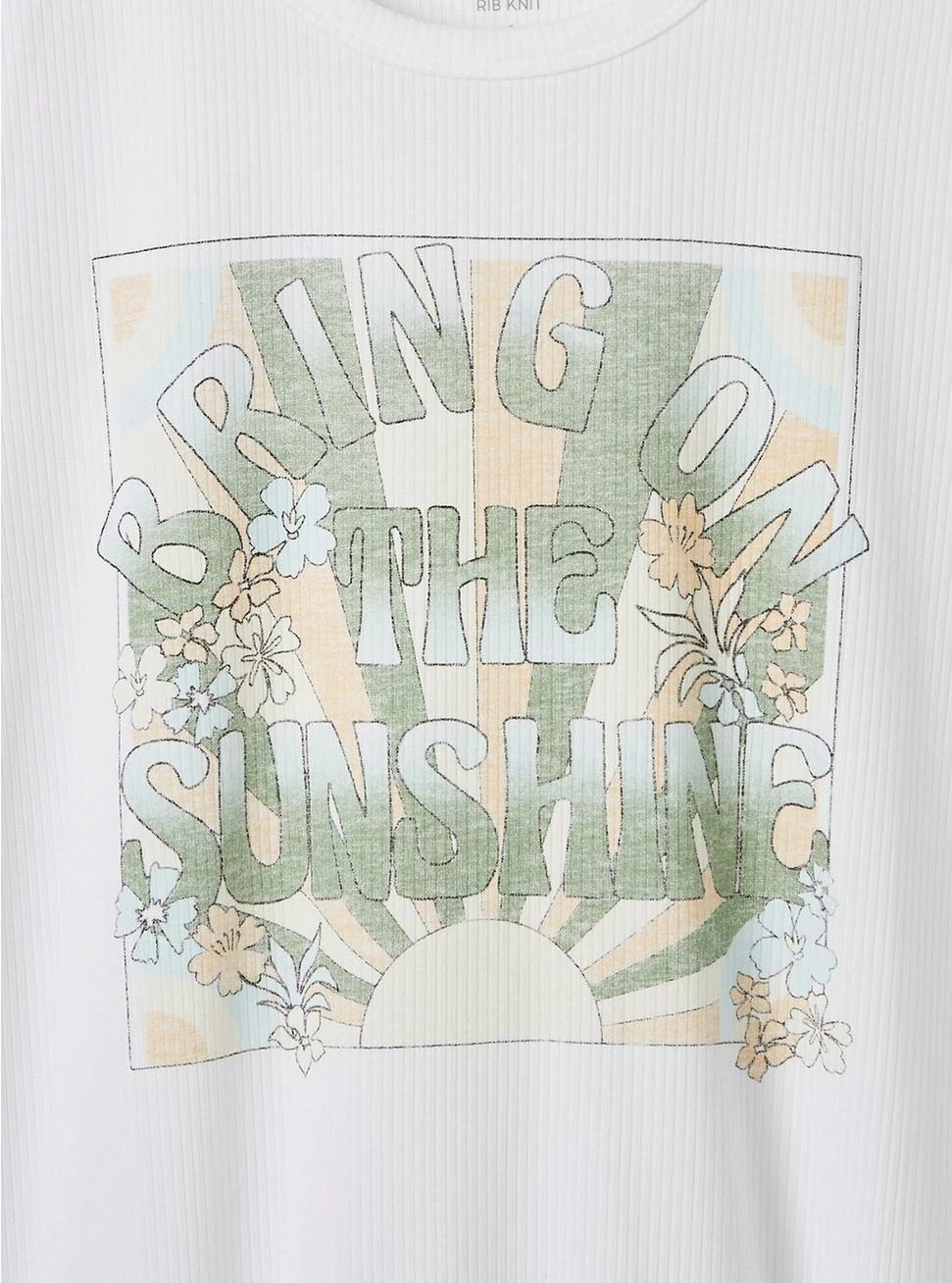 Bring The Sun Super Soft Rib Crew Neck Tee 4 Bring The Sun Super Soft Rib Crew Neck Tee - Image 4