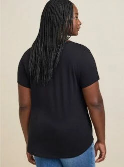 Girlfriend Signature Jersey V-Neck Tee -Clothing Shop 40085000 00684 av2