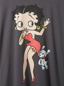 Betty Boop Classic Fit Cotton Crew Seam Tee 7 Betty Boop Classic Fit Cotton Crew Seam Tee -Clothing Shop 40085743 08280 av3