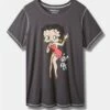 Betty Boop Classic Fit Cotton Crew Seam Tee
