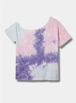 Polaroid Classic Fit Cotton Off Shoulder Tee -Clothing Shop 40085889 00115 av2