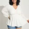 Babydoll Eyelet Top