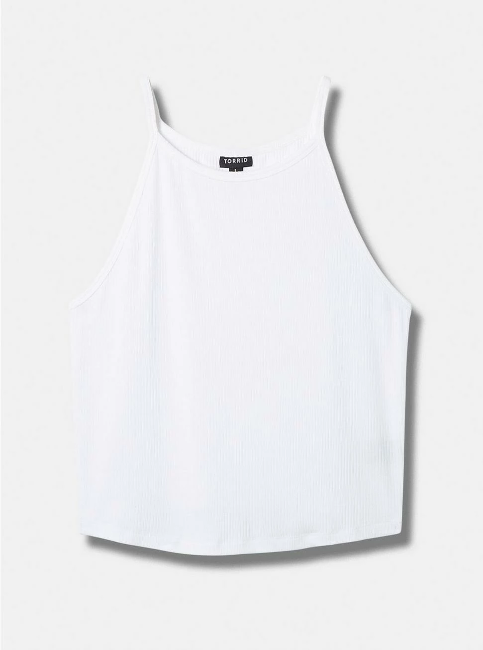Everyday Rib High Neck Crop Tank 4 Everyday Rib High Neck Crop Tank - Image 4