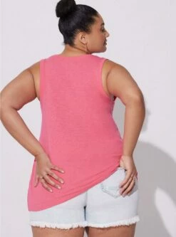 Vintage Super Soft Slub Crew Neck Tank -Clothing Shop 40100054 10207 av2