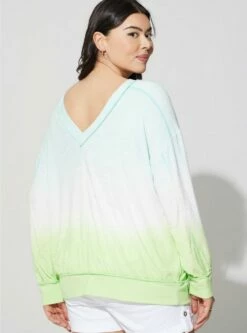 Reverse Terry Drop Shoulder Sweatshirt -Clothing Shop 40100328 02048 av2