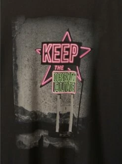 Keep The Dream Alive Vintage Cotton Crew Tee -Clothing Shop 40105681 00684 av3